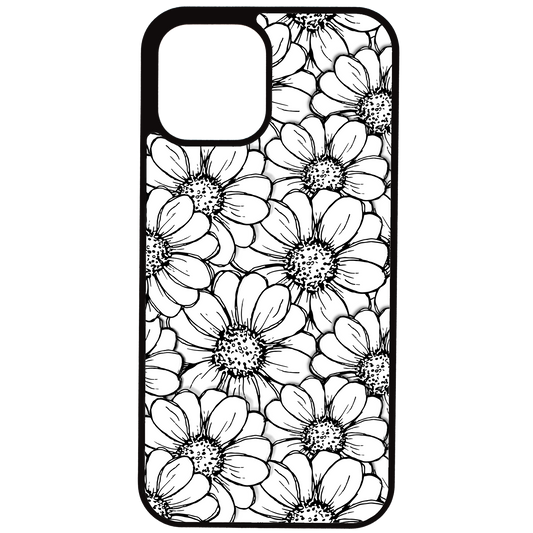 White Flowers Phone Case